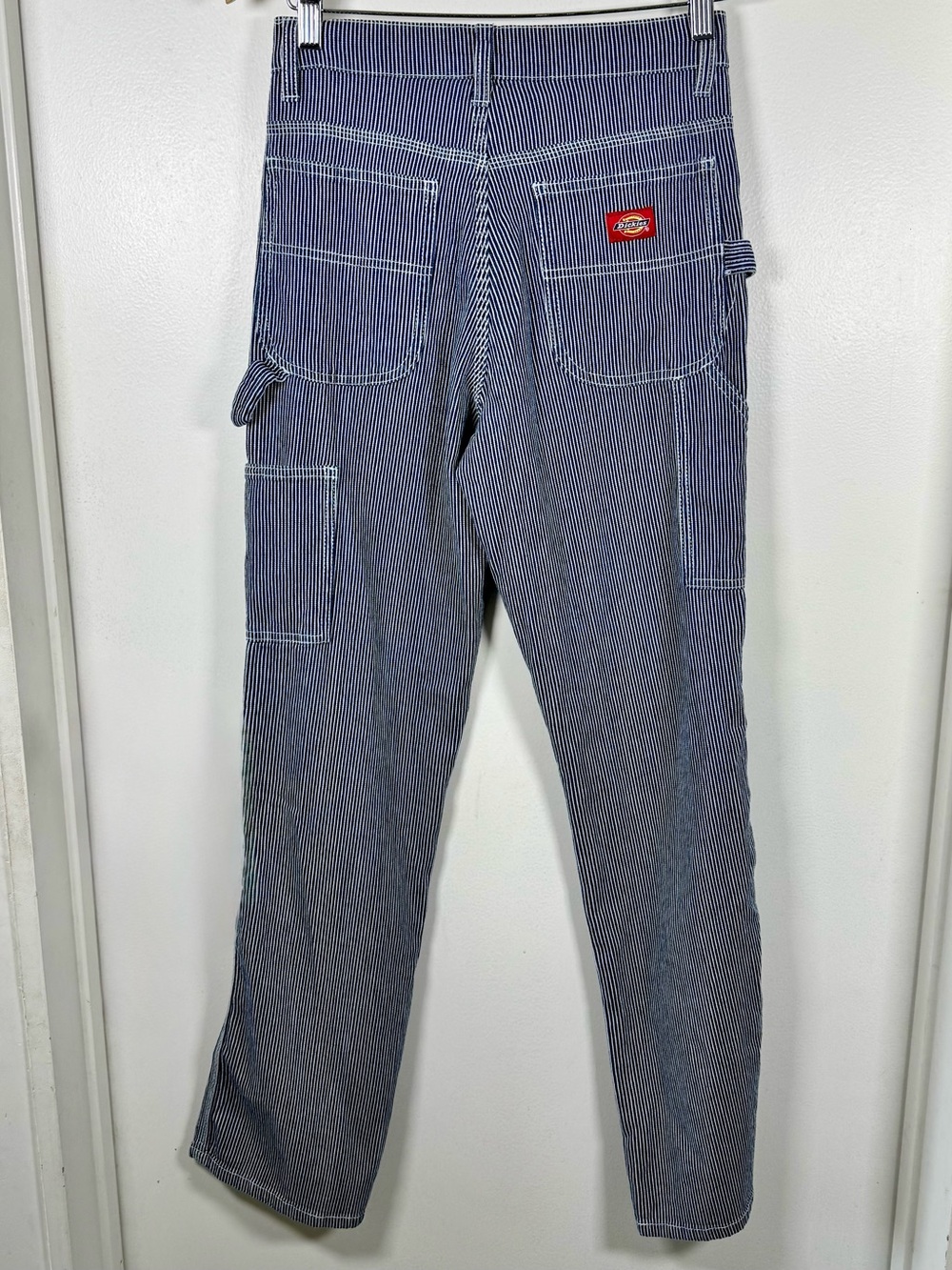 Dickies Hickory Stripe utility work pants Denim Jeans Women’s 0 Railroad Stripe - Picture 6 of 6